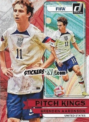 Sticker Brenden Aaronson - Donruss Soccer 2022-2023 n. PK24 - Panini