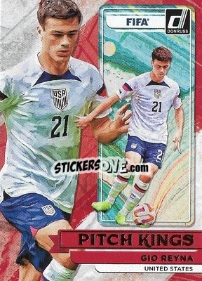 Sticker Gio Reyna - Donruss Soccer 2022-2023 - Panini