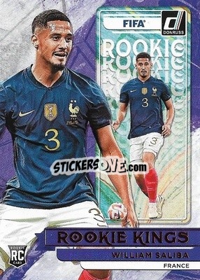 Sticker William Saliba - Donruss Soccer 2022-2023 - Panini