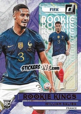 Sticker William Saliba - Donruss Soccer 2022-2023 n. RK9 - Panini