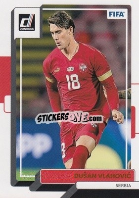 Sticker Dusan Vlahovic - Donruss Soccer 2022-2023 - Panini