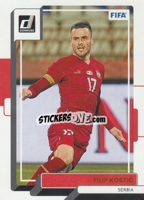 Sticker Filip Kostic - Donruss Soccer 2022-2023 - Panini