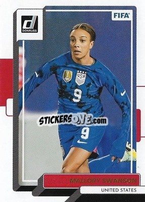 Sticker Mallory Swanson - Donruss Soccer 2022-2023 - Panini