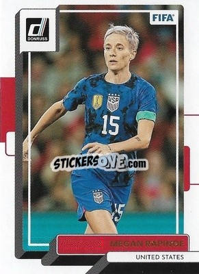 Sticker Megan Rapinoe - Donruss Soccer 2022-2023 - Panini