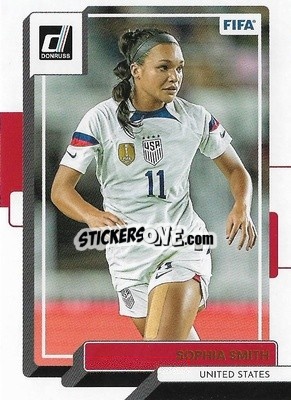 Sticker Sophia Smith - Donruss Soccer 2022-2023 - Panini