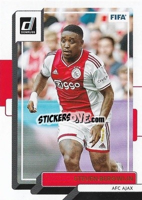 Sticker Steven Bergwijn - Donruss Soccer 2022-2023 - Panini