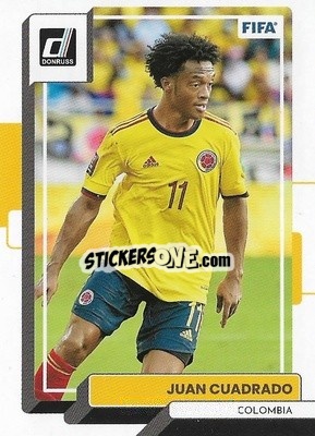 Sticker Juan Cuadrado - Donruss Soccer 2022-2023 n. 148 - Panini