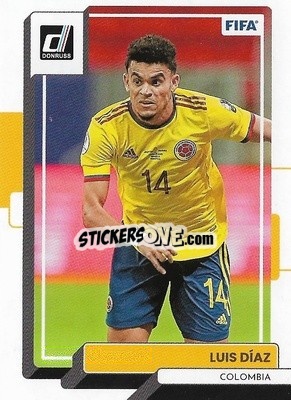Sticker Luis Diaz - Donruss Soccer 2022-2023 n. 149 - Panini