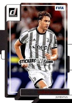 Sticker Dusan Vlahovic - Donruss Soccer 2022-2023 n. 154 - Panini