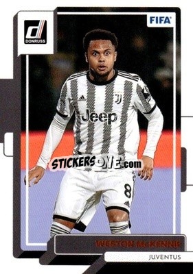 Sticker Weston McKennie - Donruss Soccer 2022-2023 n. 157 - Panini