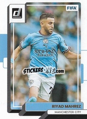 Sticker Riyad Mahrez - Donruss Soccer 2022-2023 n. 162 - Panini