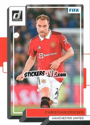 Sticker Christian Eriksen - Donruss Soccer 2022-2023 - Panini
