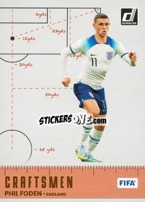 Sticker Phil Foden - Donruss Soccer 2022-2023 n. C7 - Panini
