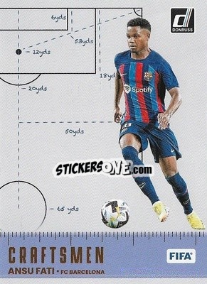 Sticker Ansu Fati - Donruss Soccer 2022-2023 n. C8 - Panini