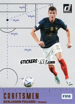 Sticker Benjamin Pavard - Donruss Soccer 2022-2023 - Panini