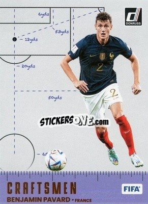 Sticker Benjamin Pavard - Donruss Soccer 2022-2023 n. C12 - Panini