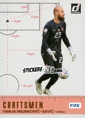 Sticker Vanja Milinkovic-Savic - Donruss Soccer 2022-2023 n. C22 - Panini