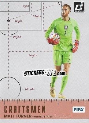 Sticker Matt Turner - Donruss Soccer 2022-2023 n. C25 - Panini