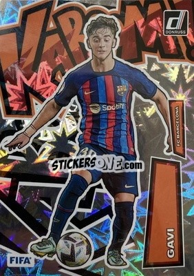Sticker Gavi - Donruss Soccer 2022-2023 n. K8 - Panini