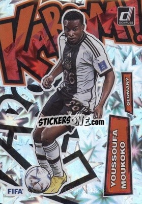 Sticker Youssoufa Moukoko - Donruss Soccer 2022-2023 n. K13 - Panini