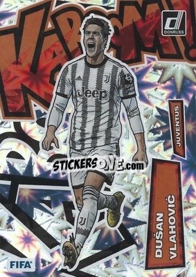 Sticker Dusan Vlahovic - Donruss Soccer 2022-2023 - Panini