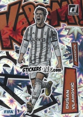 Sticker Dusan Vlahovic - Donruss Soccer 2022-2023 n. K22 - Panini