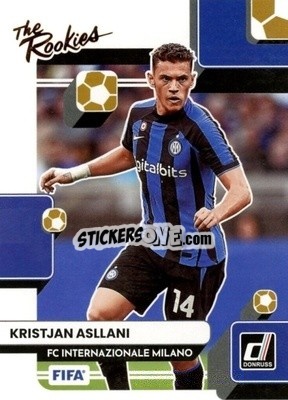 Sticker Kristjan Asllani - Donruss Soccer 2022-2023 - Panini