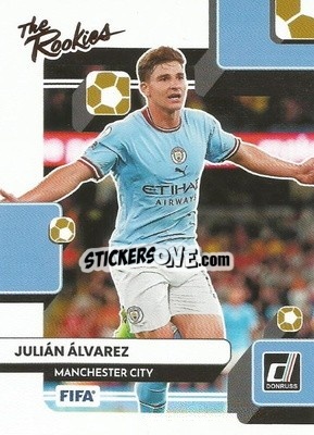 Sticker Julian Alvarez - Donruss Soccer 2022-2023 n. TR22 - Panini