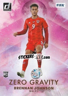 Sticker Brennan Johnson - Donruss Soccer 2022-2023 - Panini