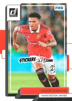 Figurina Jadon Sancho - Donruss Soccer 2022-2023 - Panini