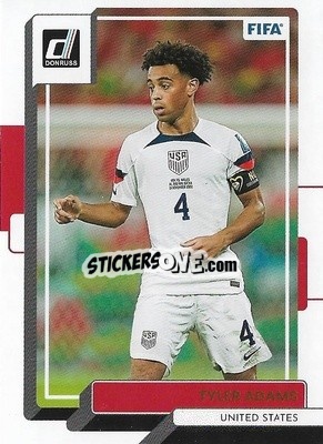 Sticker Tyler Adams - Donruss Soccer 2022-2023 - Panini