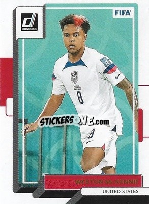 Sticker Weston McKennie - Donruss Soccer 2022-2023 - Panini