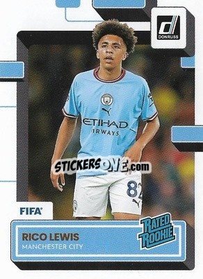 Sticker Rico Lewis - Donruss Soccer 2022-2023 n. 179 - Panini