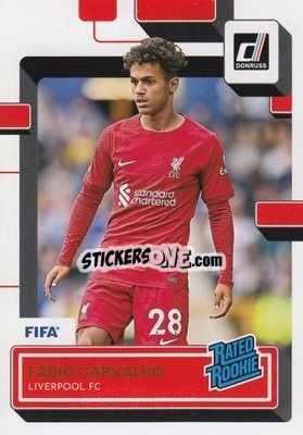 Sticker Fabio Carvalho - Donruss Soccer 2022-2023 n. 185 - Panini