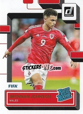 Sticker Brennan Johnson - Donruss Soccer 2022-2023 n. 192 - Panini