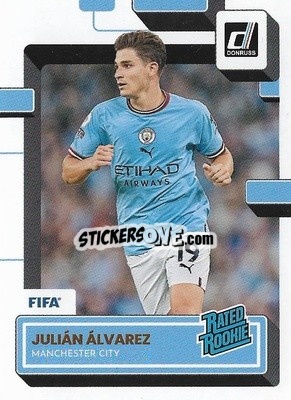 Sticker Julian Alvarez - Donruss Soccer 2022-2023 n. 198 - Panini