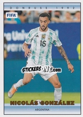 Sticker Nicolas Gonzalez - Donruss Soccer 2022-2023 - Panini