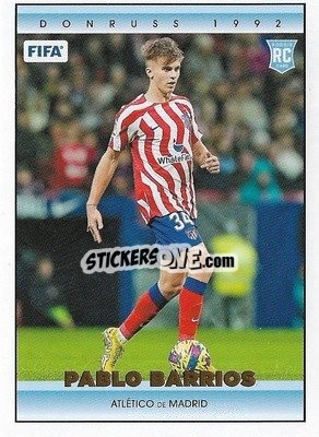 Sticker Pablo Barrios - Donruss Soccer 2022-2023 - Panini