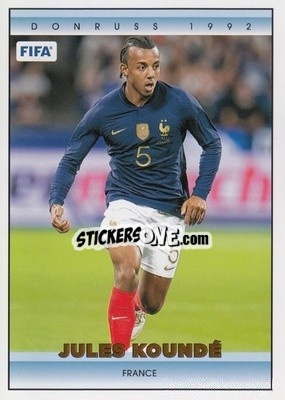 Sticker Jules Kounde - Donruss Soccer 2022-2023 n. T9 - Panini