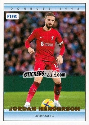 Sticker Jordan Henderson - Donruss Soccer 2022-2023 n. T15 - Panini