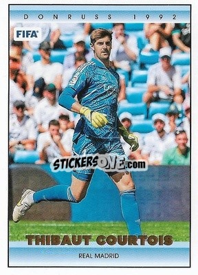 Sticker Thibaut Courtois - Donruss Soccer 2022-2023 - Panini