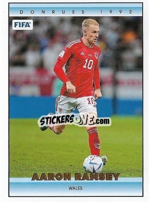 Sticker Aaron Ramsey - Donruss Soccer 2022-2023 n. T21 - Panini