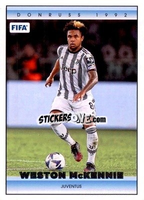 Sticker Weston McKennie - Donruss Soccer 2022-2023 n. T24 - Panini