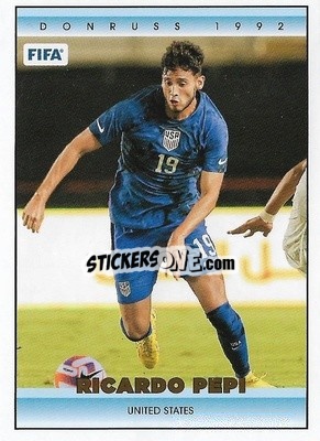 Sticker Ricardo Pepi - Donruss Soccer 2022-2023 n. T25 - Panini