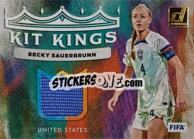 Sticker Becky Sauerbrunn - Donruss Soccer 2022-2023 n. KK46 - Panini