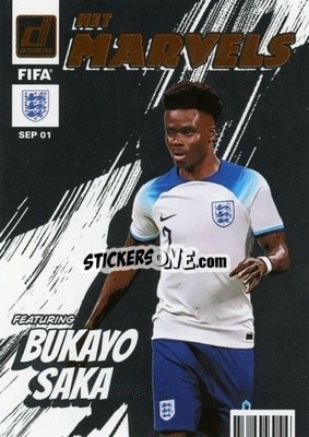 Sticker Bukayo Saka - Donruss Soccer 2022-2023 - Panini