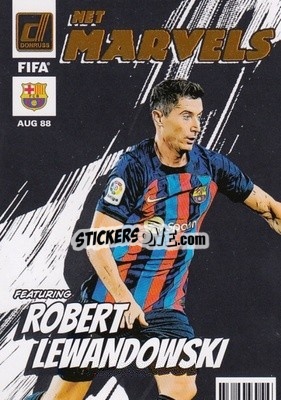 Sticker Robert Lewandowski - Donruss Soccer 2022-2023 n. NM8 - Panini