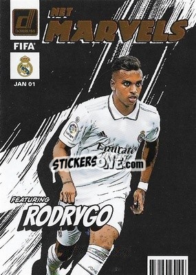 Sticker Rodrygo - Donruss Soccer 2022-2023 n. NM19 - Panini