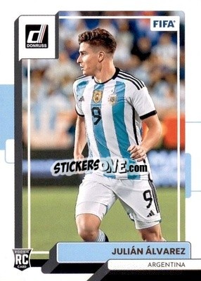 Sticker Julian Alvarez - Donruss Soccer 2022-2023 n. 8 - Panini