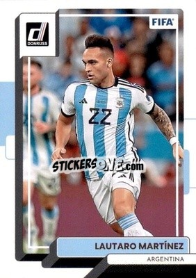 Sticker Lautaro Martinez - Donruss Soccer 2022-2023 n. 9 - Panini